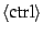 $\langle\textnormal{ctrl}\rangle$